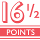 16.5 Points 16.5 Points
